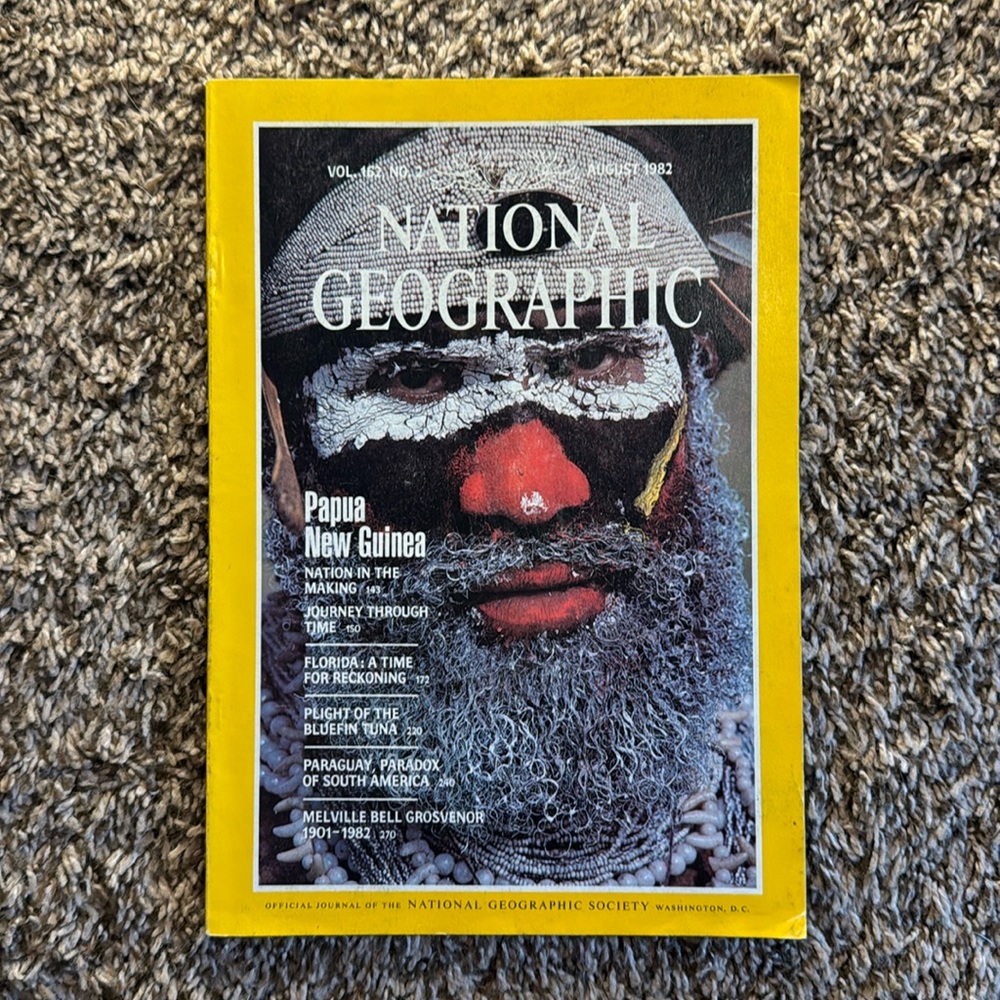 National Geographic Magazine August 1982